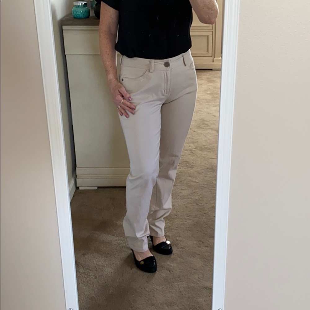 Dana Buchman Khaki straight leg pants